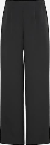 usha BLACK LABEL Wide leg Byxa i svart: framsida