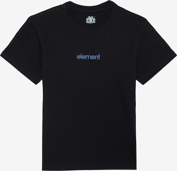 T-Shirt ELEMENT en noir : devant