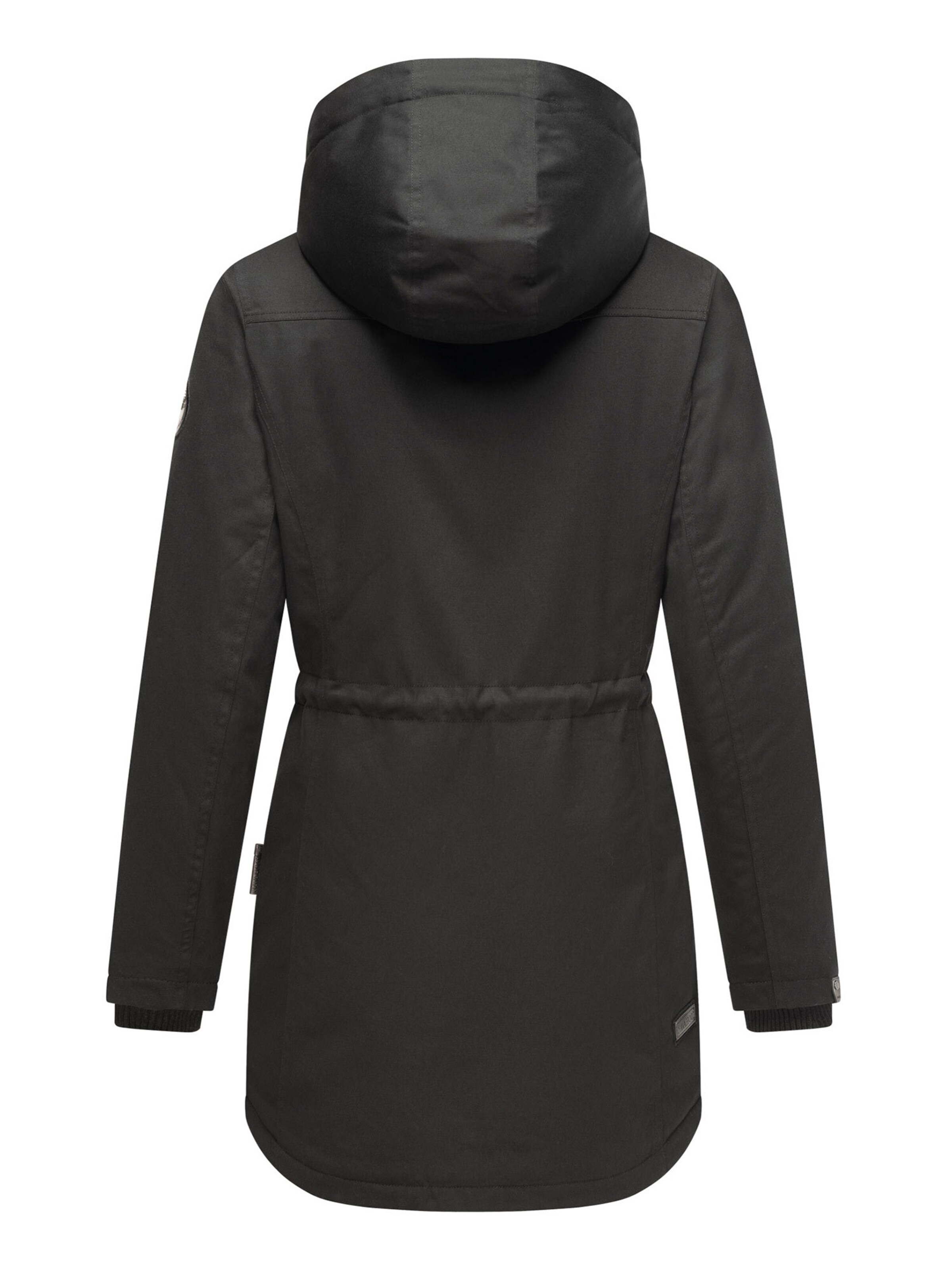 NAVAHOO Winterjas 'N038' in Zwart