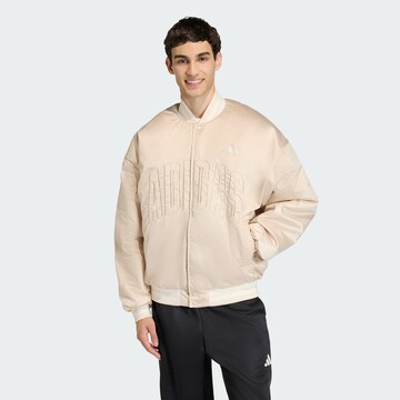 Veste de sport 'Stadium' ADIDAS SPORTSWEAR en beige : devant