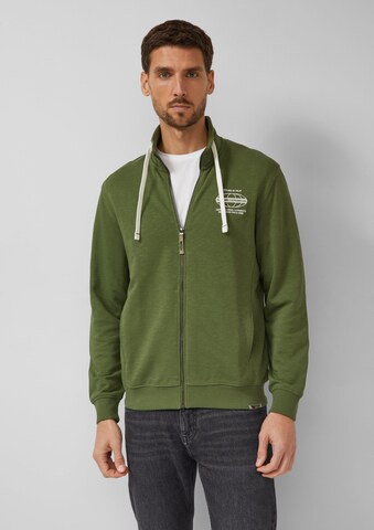 Veste de survêtement s.Oliver en vert : devant