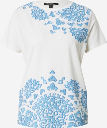 T-shirt COMMA en blanc : devant