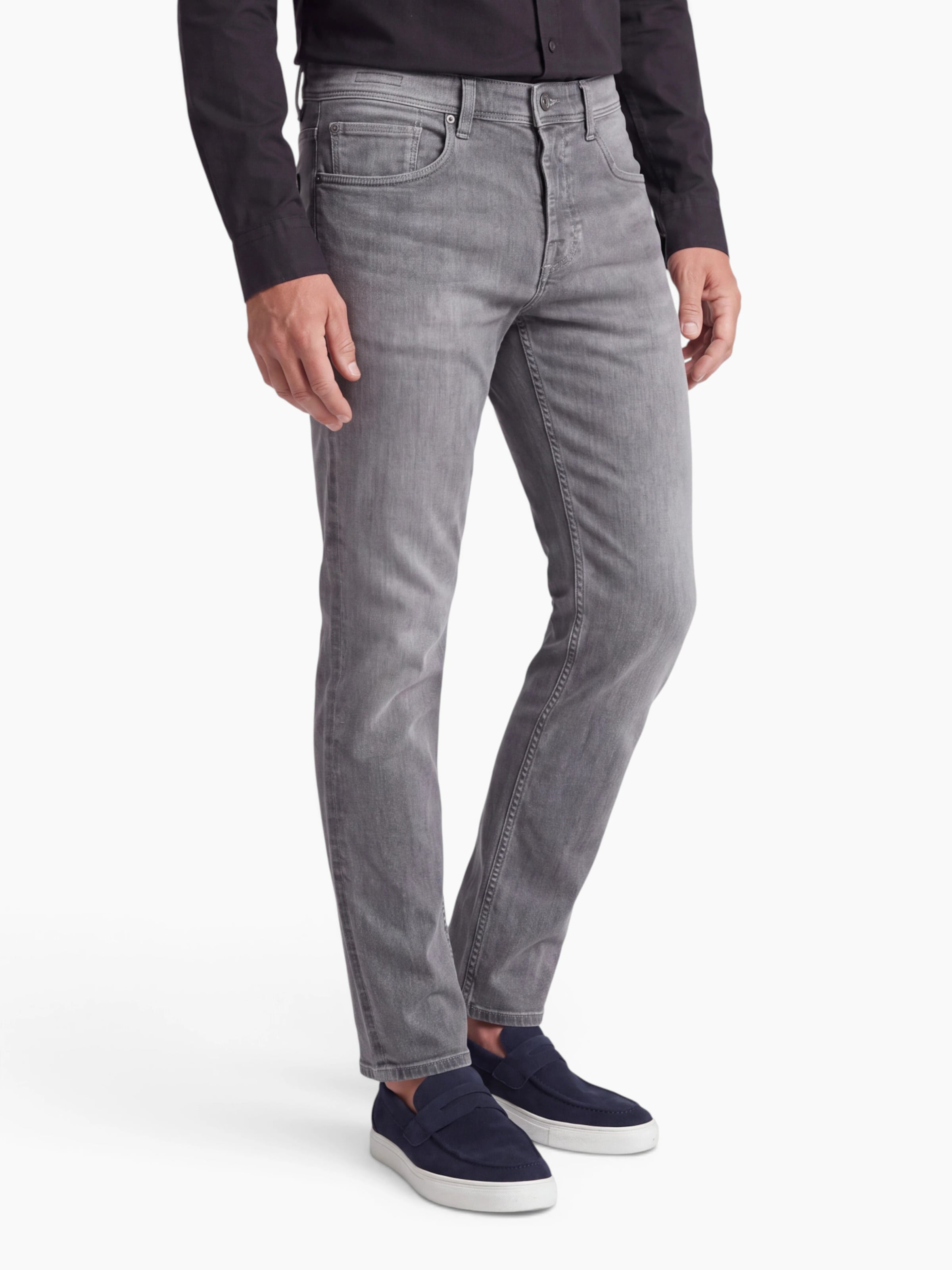 Regular Jean bugatti en gris