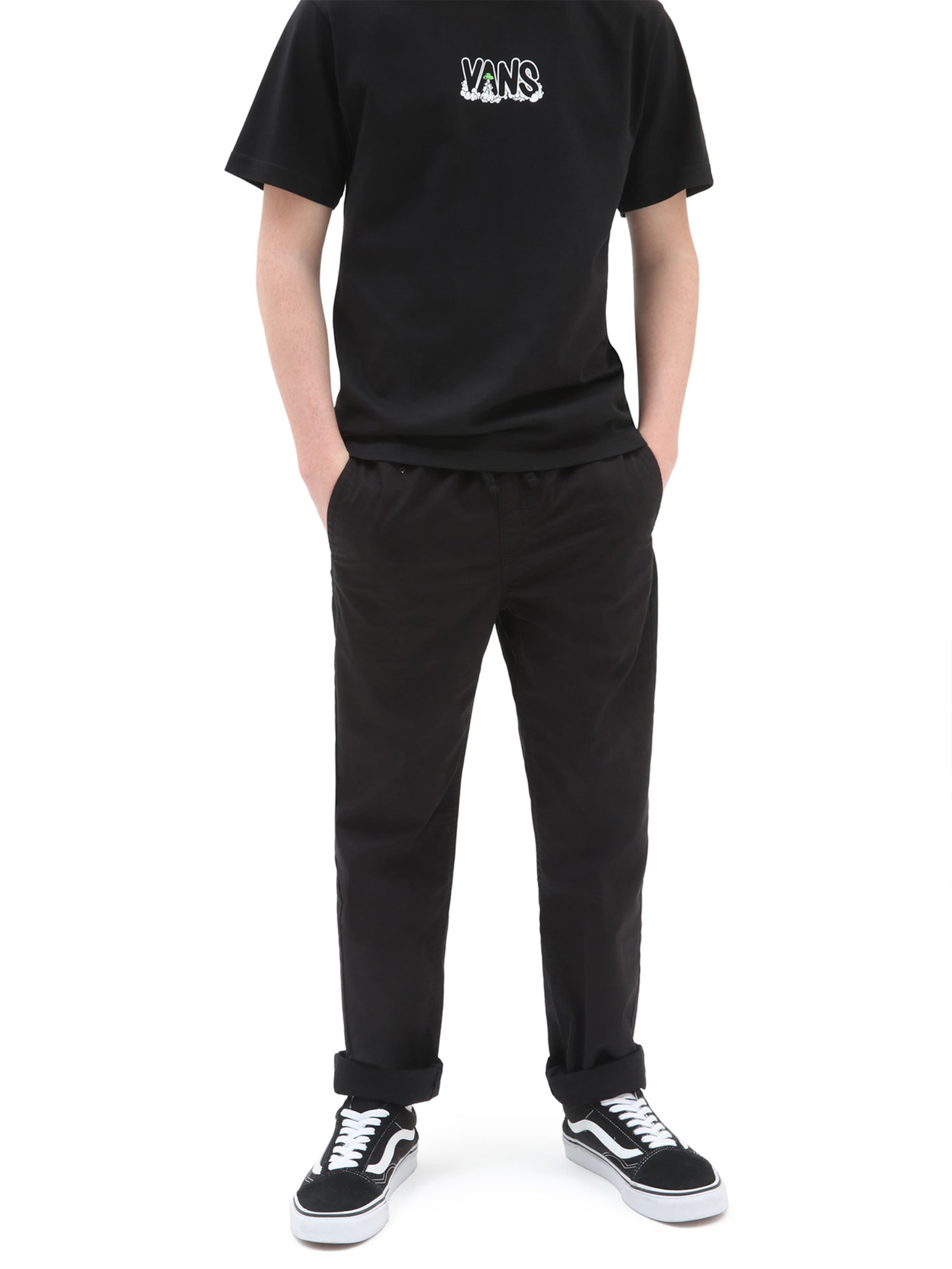 VANS Szabványos Nadrág 'Range' - fekete: elől