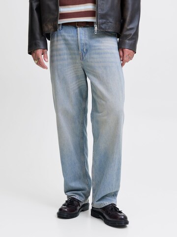 Wide Leg Jean 'JJIEddie JJOriginal' JACK & JONES en bleu : devant
