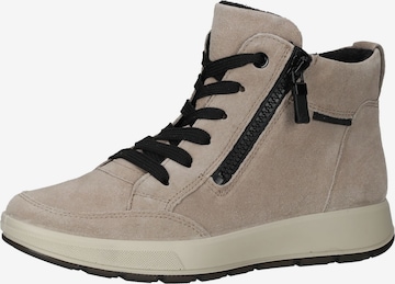 ARA Sneakers hoog in Grijs: voorkant