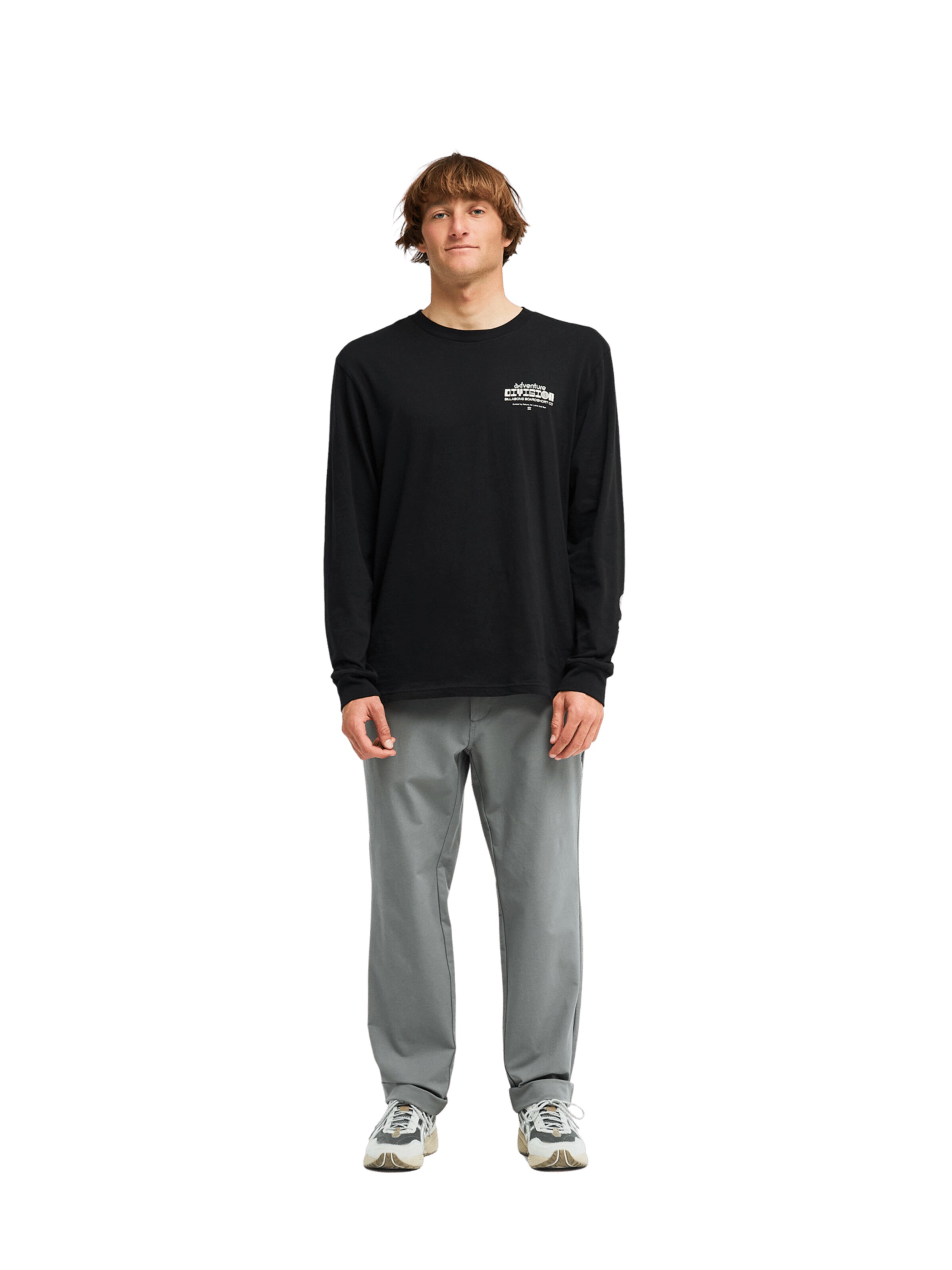 BILLABONG Loose fit Athletic Pants 'Adventure Division' in Grey