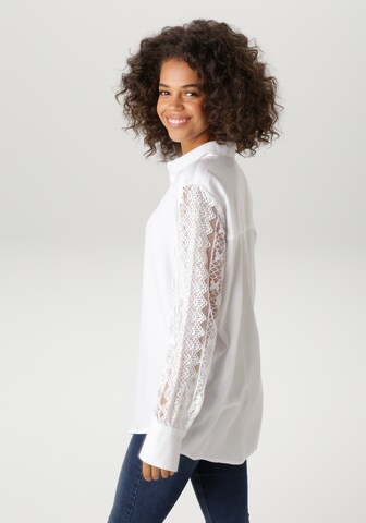 Aniston CASUAL Blouse in White