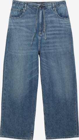 Pull&Bear Baggy Jeans in Blauw: voorkant