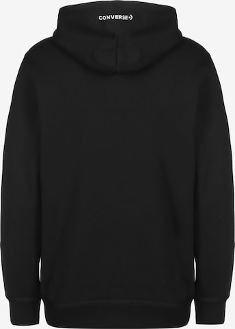 CONVERSE Zip-Up Hoodie in Black