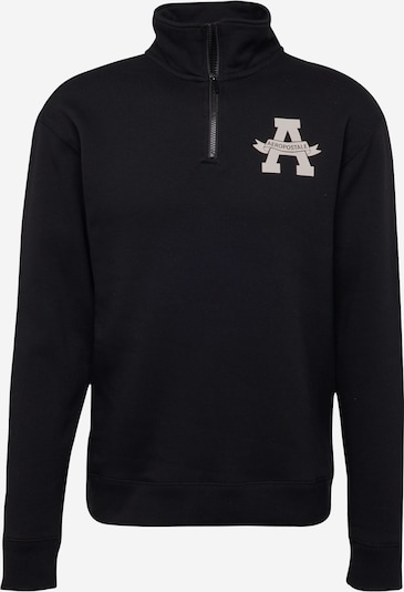 AÉROPOSTALE Sportisks džemperis, krāsa - pelēcīgs / melns, Preces skats