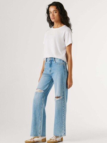 Pepe Jeans Wide Leg Jeans 'LEXA' in Blau