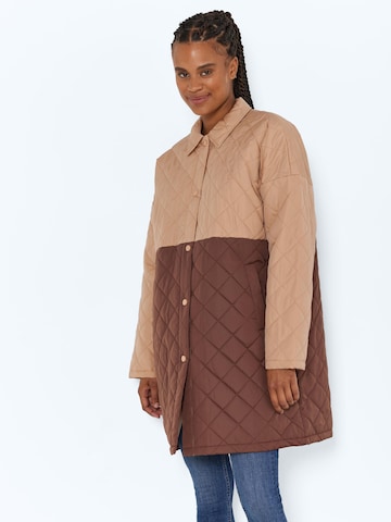 Manteau mi-saison 'Story' Noisy may en beige : devant