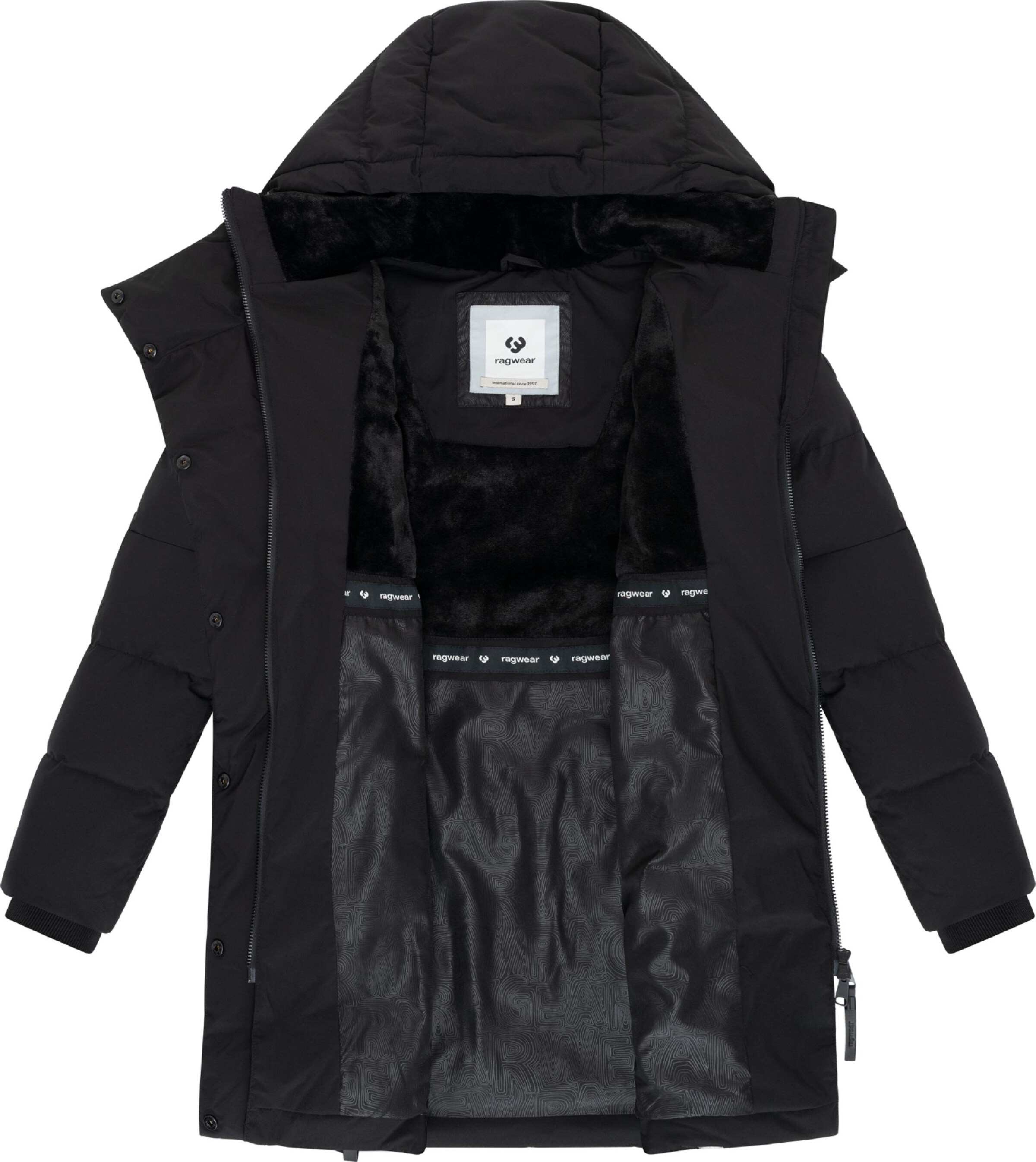 Manteau fonctionnel 'Pavla Youmodo' Ragwear en noir