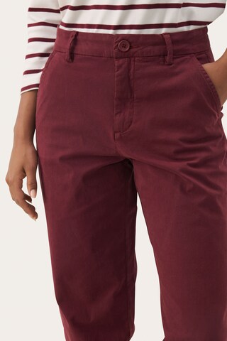 Wide Leg Pantalon 'Belme' Part Two en rouge