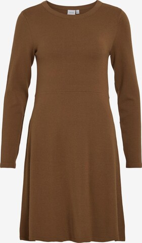 VILA Dress in Brown: front