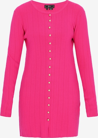 Robe faina en rose : devant