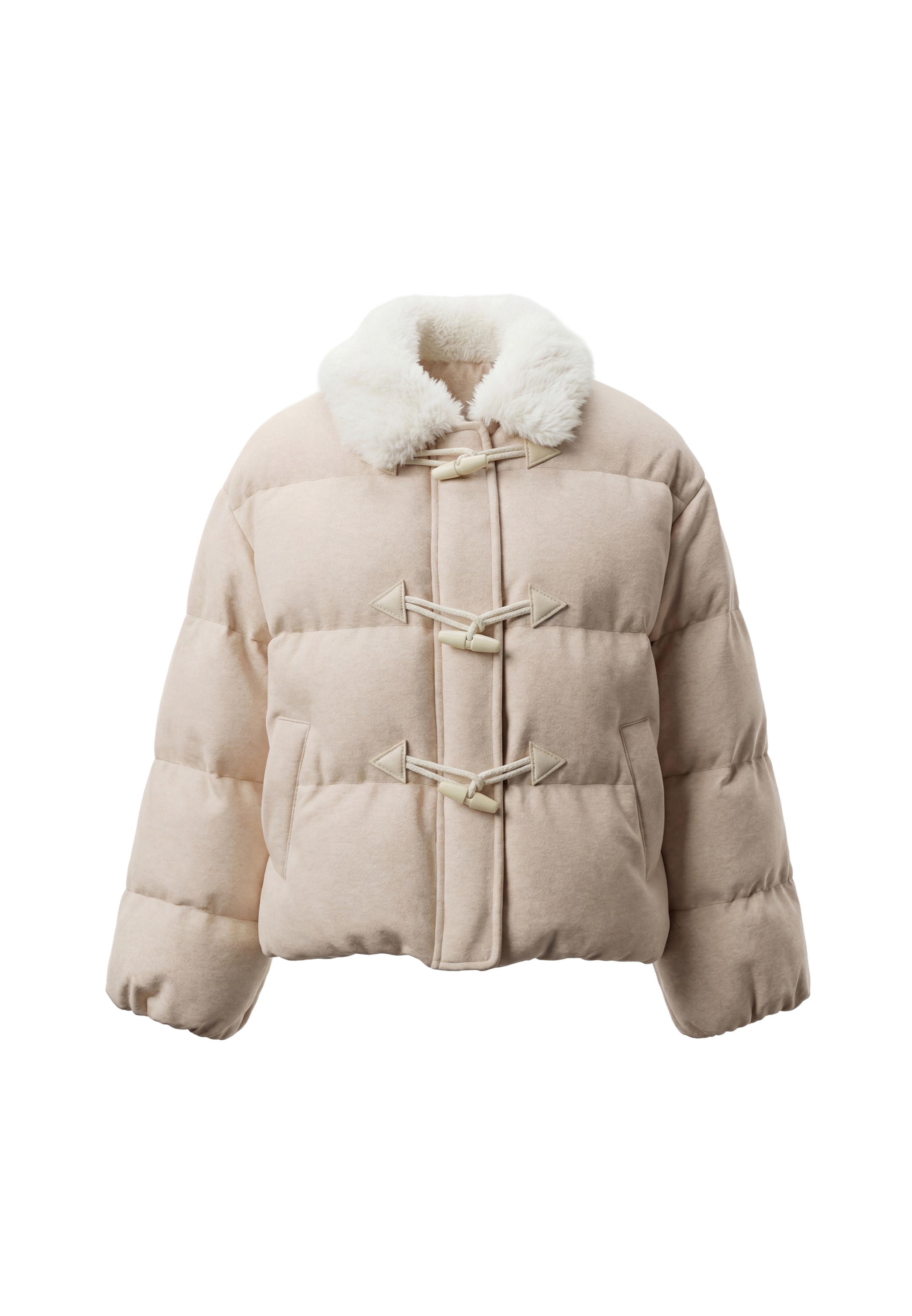 Veste d’hiver MYMO en beige : devant