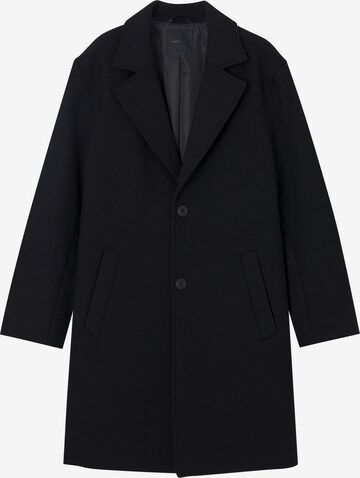 Pull&Bear Between-seasons coat in Black: front