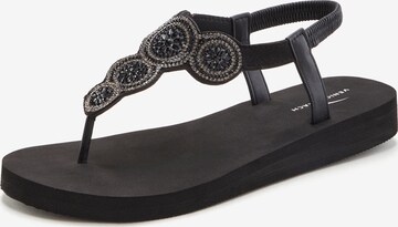 VENICE BEACH Teenslipper in Zwart: voorkant