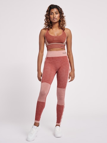 Hummel Bustier Sport top - piros