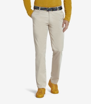 Regular Pantalon chino 'Oslo' MEYER en beige : devant