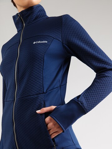 COLUMBIA Funktsionaalne fliisjakk 'Roffe Ridge III', värv sinine