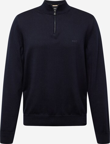 BOSS Sweater 'Padro' in Blue: front