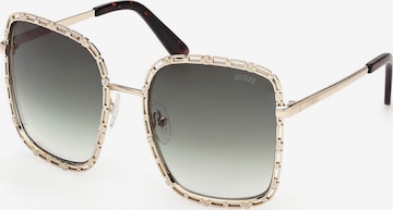 Occhiali da sole di GUESS in oro: frontale