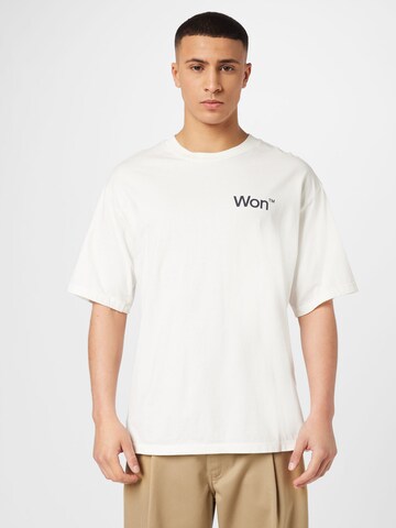 T-Shirt Won Hundred en blanc : devant