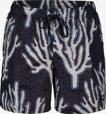 ARENA Boardshorts 'BEACH BOXER PLACED' in Blauw: voorkant