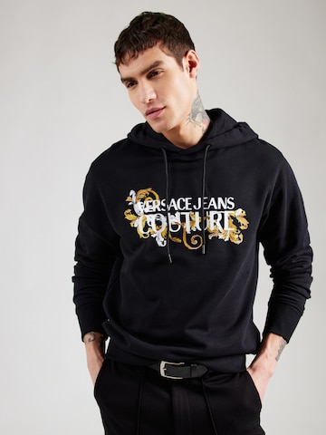 Felpa di Versace Jeans Couture in nero: frontale