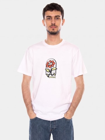 T-Shirt 'DELFINO FLOWER GUY T-SHIRT' Santa Cruz en blanc : devant