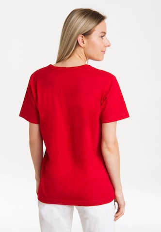LOGOSHIRT Shirt 'Mad - Spy vs Spy' in Red