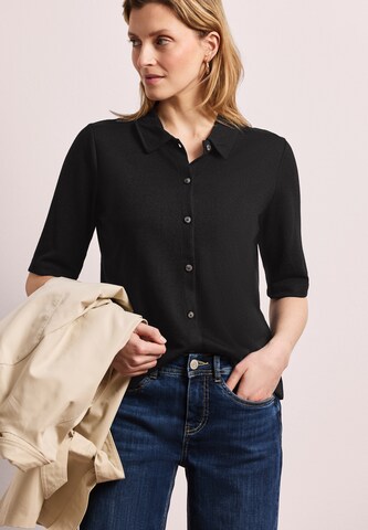 STREET ONE Bluse in Schwarz: Vorderseite