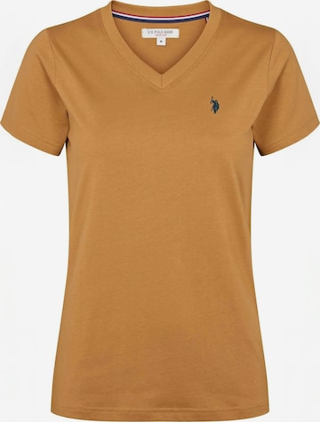U.S. POLO ASSN. Top ' UWAssia ' – hnědá: přední strana