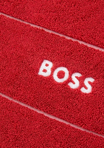 BOSS Home Towel 'PLAIN' in Red