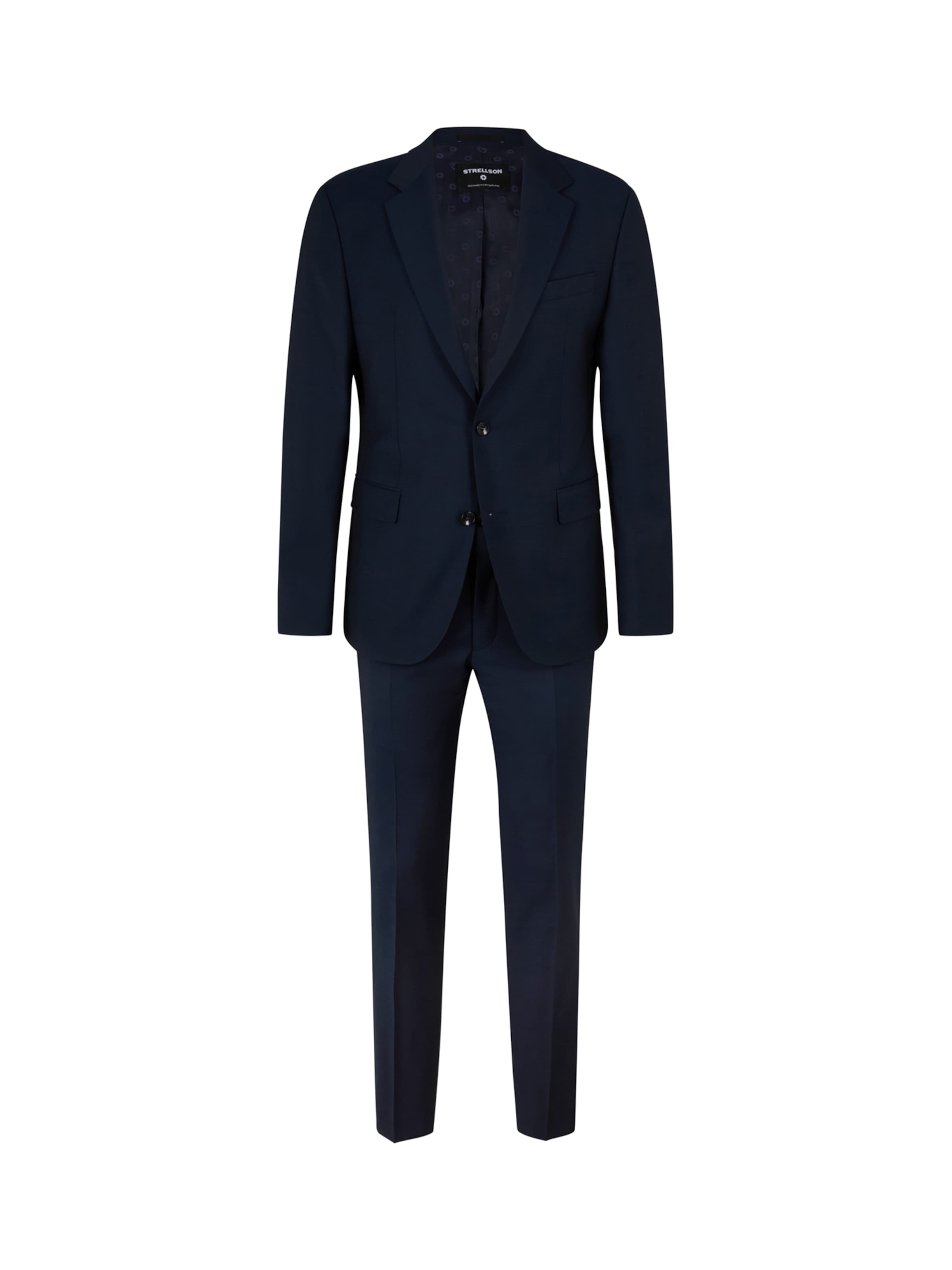 STRELLSON Regular Anzug 'Aidan-Melwin' in Blau: Vorderseite