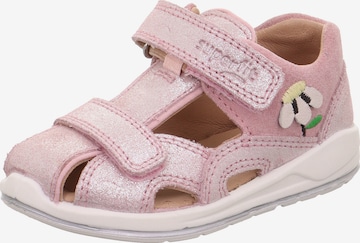 SUPERFIT Sandals 'Boomerang' in Pink: front