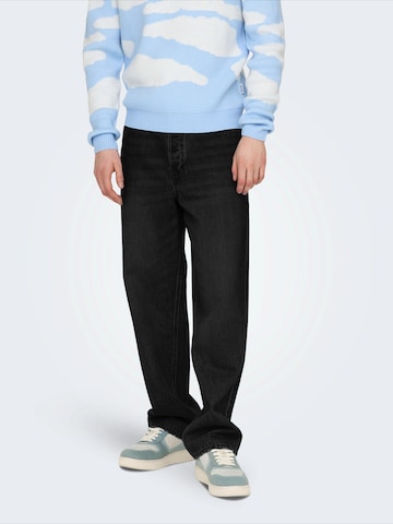 Only & Sons Loosefit Jeans 'ONSFADE' i sort: forside