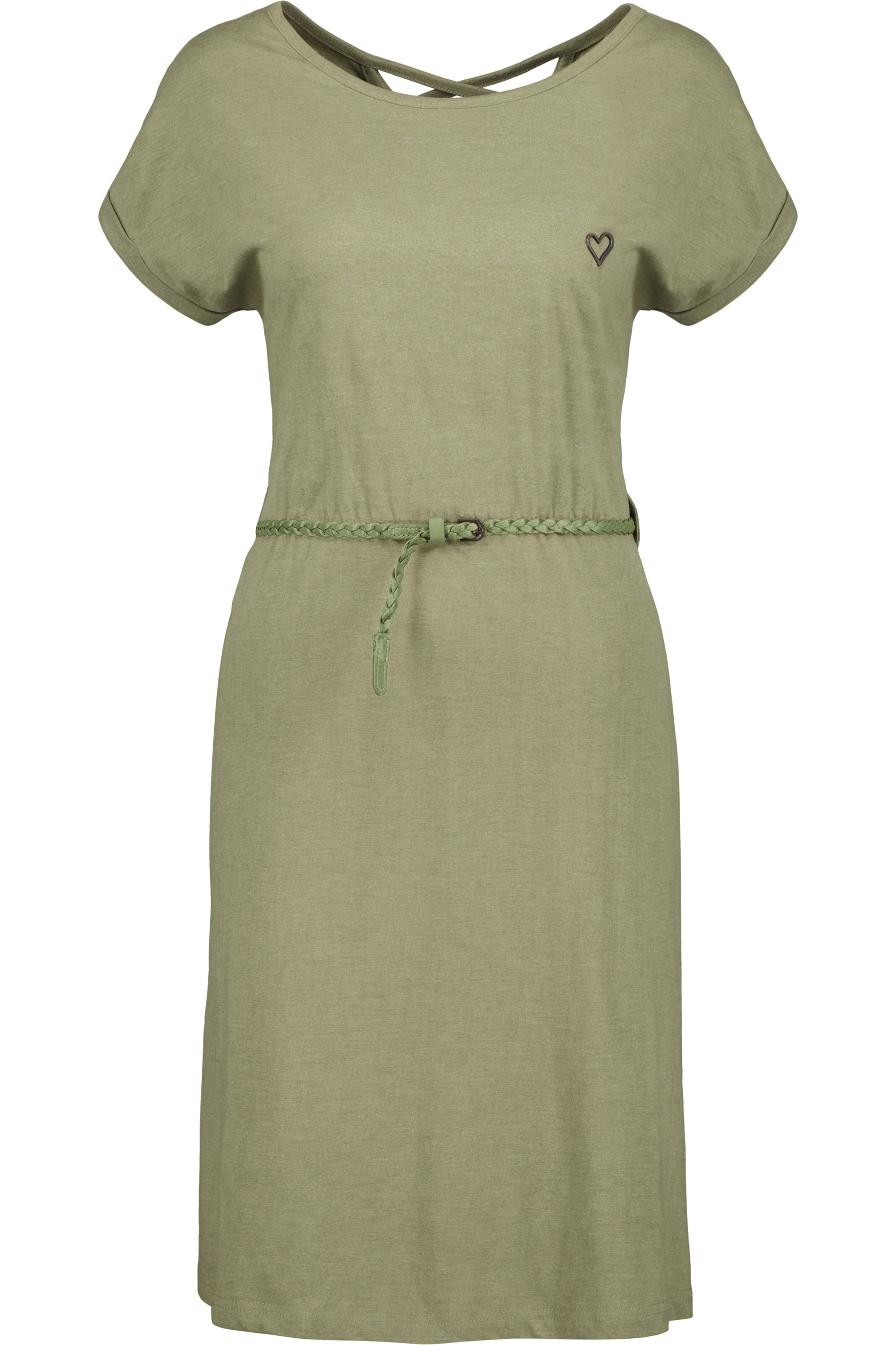 alife & kickin Jurk 'NoraAK' in Groen: voorkant