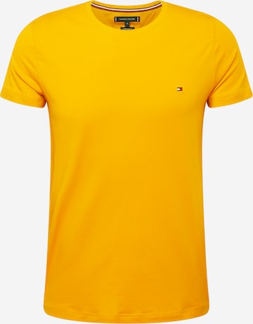 Coupe slim T-Shirt TOMMY HILFIGER en orange : devant