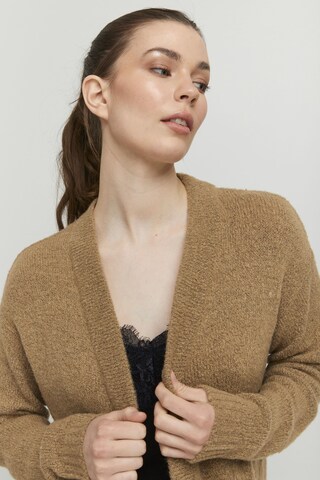 b.young Knit Cardigan in Brown