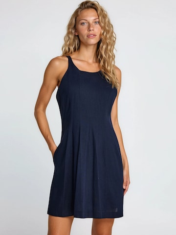 Rochie de la Funky Buddha pe albastru: față