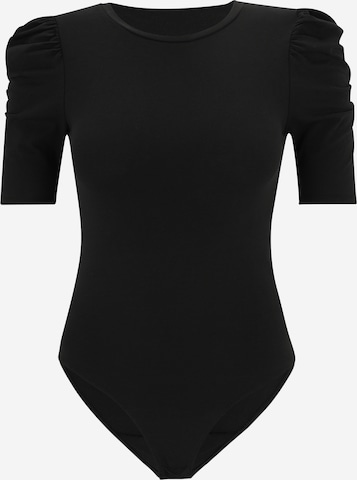 Only Petite Shirt bodysuit 'ZAYLA' in Black: front