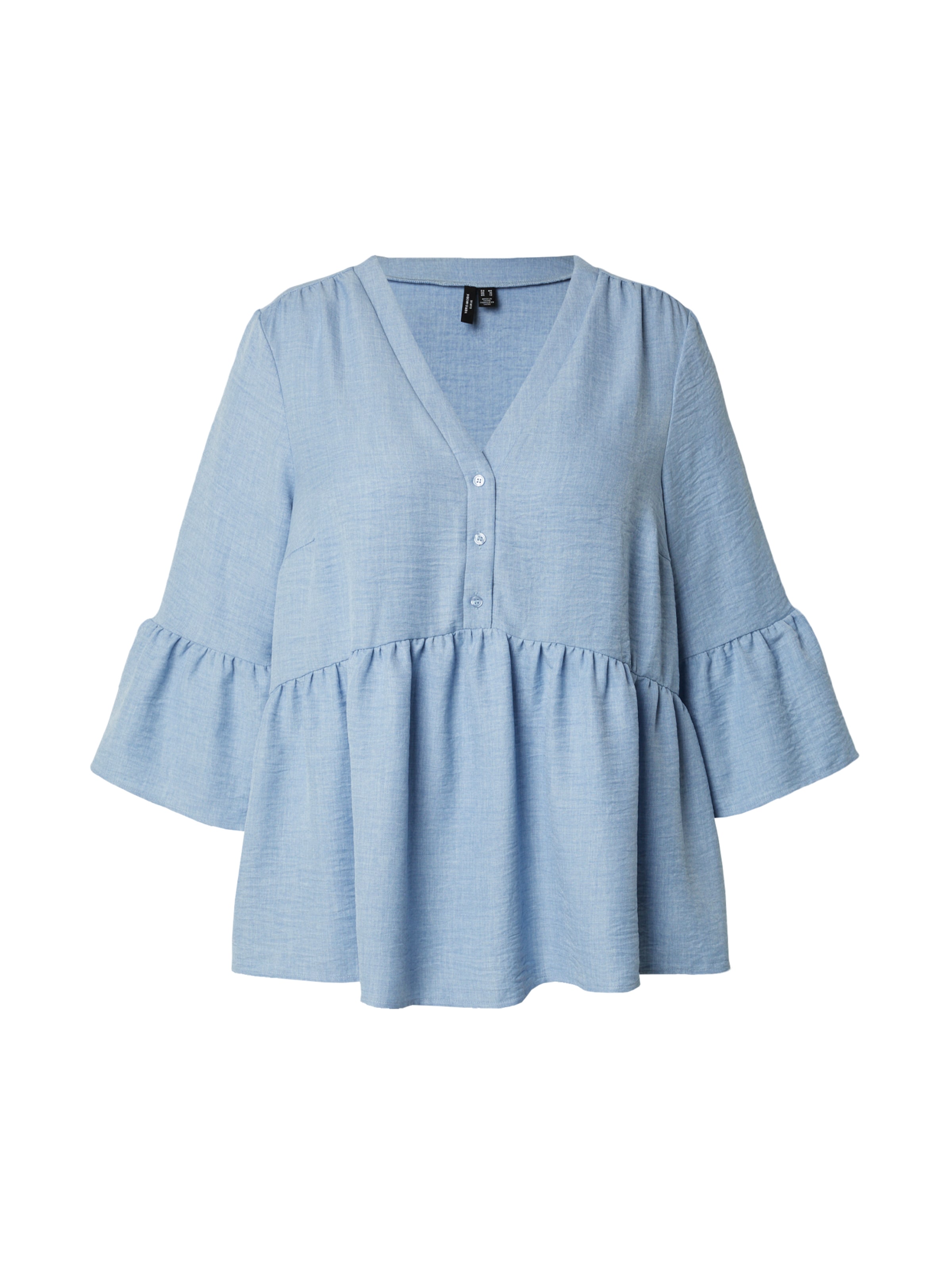 Vero Moda Curve Μπλούζα &#x27;VMCMelony&#x27; σε μπλε: μπροστά