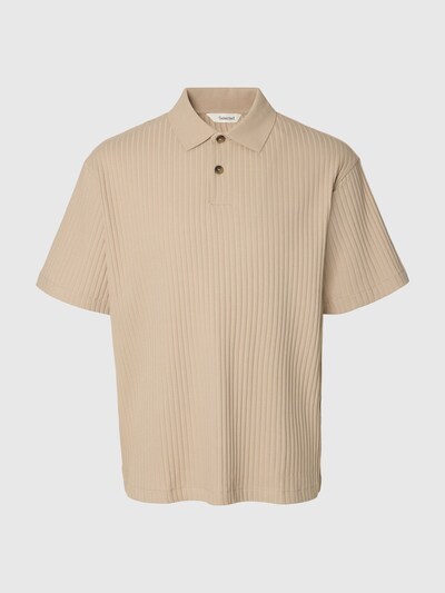 SELECTED Camiseta en greige, Vista del producto