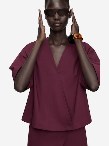 Adolfo Dominguez Top in Rood