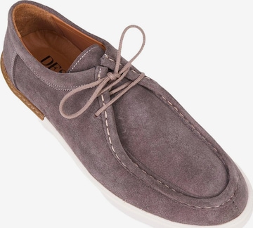Chaussure à lacets 'DESA Herren-Schnürschuhe aus Wildleder' Desa en gris : devant