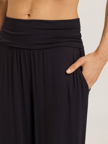 Hanro - Loosefit Calças de desporto ' Yoga ' em preto